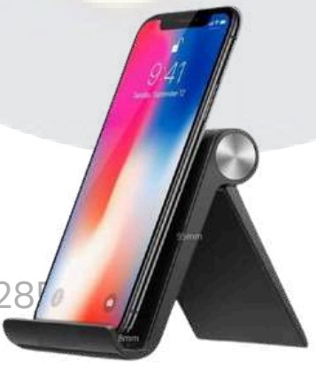 Flexible Mobile Stand for Desk and Bedside Use, Adjustable Phone Holder for Comfortable Viewing, Office Utility and Promotional Corporate Gifting for Smartphone Users